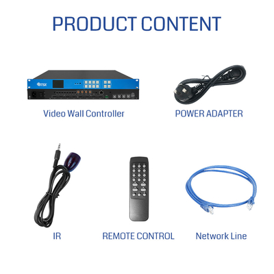 Bitvisus 4x4 2x2 1x4 4K60 Splice Overlay HDMI PIP Βίντεο Switcher Μητρώο Βίντεο τοίχος ελεγκτής