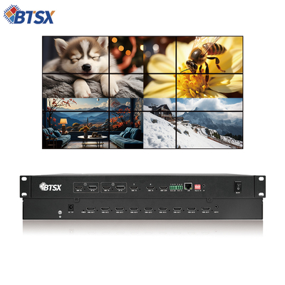 Bitvisus 4K επεξεργαστής βίντεο 3x3 3x4 3x5 3x6 Video Wall Controller 9 HDMI1.3