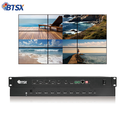 Bitvisus 4K επεξεργαστής βίντεο 3x3 3x4 3x5 3x6 Video Wall Controller 9 HDMI1.3