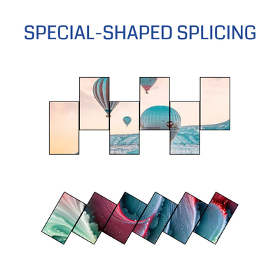 Bitvisus 8K60 PIP Edge Effects Point to Point Irregular Splicing LCD LED επεξεργαστής βίντεο