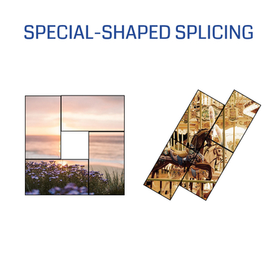 Bitvisus 8K60 PIP Edge Effects Point to Point Irregular Splicing LCD LED επεξεργαστής βίντεο