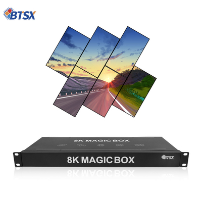 Bitvisus 8K60 6x1 2x3 PIP Καλλιτεχνικό τοίχωμα βίντεο Ακανόνιστος διαχωρισμός ελεγκτής τοίχου βίντεο