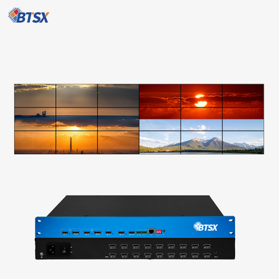 OEM / ODM 4K επεξεργαστής βίντεο HDMI Matrix Switcher Multiviewer με IR τηλεχειριστή