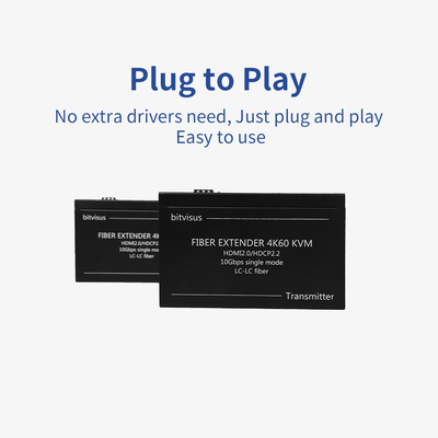 Υψηλής ευκρίνειας IR RS232 σήμα HDMI Audio Extender 10km 4k HDMI USB KVM Extender