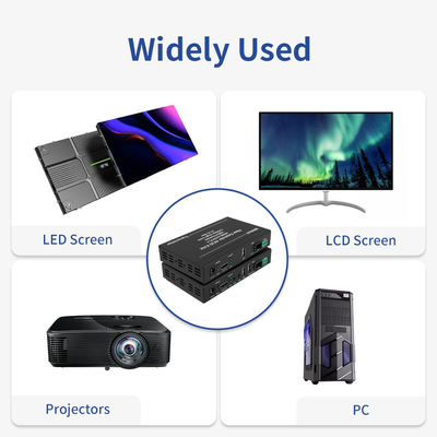 4k30 UHD HDMI Επεκτάτης HDCP 1.4 20km Rs232 EDID KVM Πάνω από Fiber Επεκτάτης