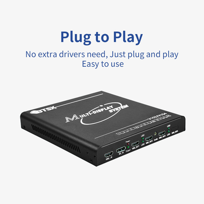 4K60 Διαχειριστή πολλαπλών οθονών υψηλών επιδόσεων για σύντηξη προβολής βιομηχανικής κλάσης
