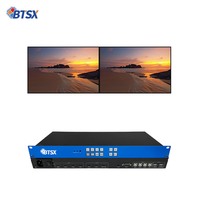Τελική λύση KVM BIT-MV-U1-MD403 4K60 επεξεργαστής πολλαπλών προβολέων με ανάλυση 3x HDMI 2.0 εξόδων και 1 Loop-out