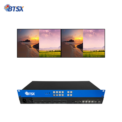 Τελική λύση KVM BIT-MV-U1-MD403 4K60 επεξεργαστής πολλαπλών προβολέων με ανάλυση 3x HDMI 2.0 εξόδων και 1 Loop-out