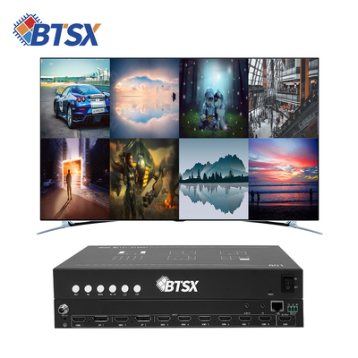 RS232 Επιλογές ελέγχου 8 HDMI Εισόδου Ελεγκτής οθόνης πολλαπλών οθόνων για απλή αλλαγή βίντεο και φιλικό προς το χρήστη σχεδιασμό