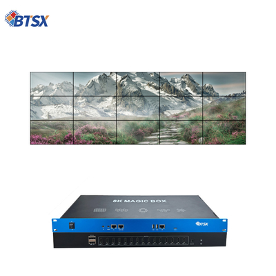 Bitvisus Creative Splicing 8K60 PIP Κόψιμο Ζουμ σημείο προς σημείο LCD LED επεξεργαστής τοίχου βίντεο