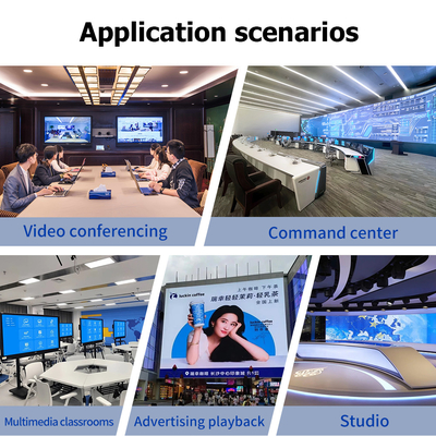 Bitvisus 4K60 8 σε 9 Έξοδοι Ελεγκτής Video Wall Rs232 HDMI/DP Δικτύου Web Control 2x2 Ελεγκτής Matrix Video Wall