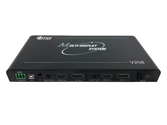 Ελεγκτής οθόνης πολλαπλών τηλεοράσεων Bitvisus 8K υποστηρίζει διάφορες διαμορφώσεις εισόδου/εξόδου, κατάλληλος για πολύπλοκα περιβάλλοντα BIT-MSE-8K-208HD
