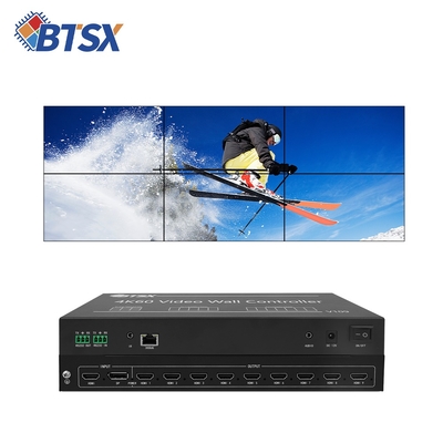 Bitvisus Video Wall Controller - Υποστηρίζει 3x3, 2x4, 5*1 7*1 ρυθμίσεις, χωρίς καθυστέρηση, χωρίς τεντώματα BIT-VWC-109
