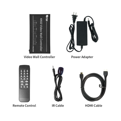 Bitvisus 1U RACK PIP Απρόσκοπτη Εναλλαγή HDMI Matrix Switcher 3x3 3x4 3x5 3x6 4K60 LCD LED TV Ελεγκτής Εικονοστοιχίας Video Wall