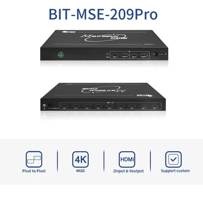 Το Bitvisus Video Wall Switcher 4k υποστηρίζει διάφορες ρυθμίσεις εισόδου / εξόδου, κατάλληλο για περίπλοκα περιβάλλοντα BIT-MSE-209PRO