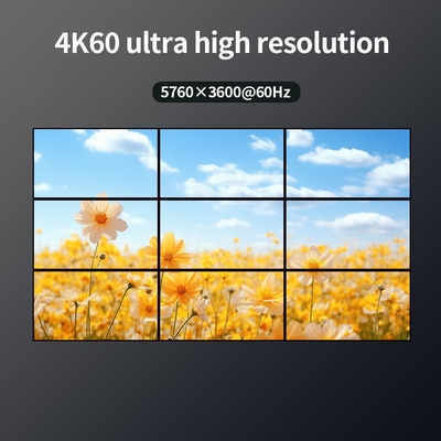 4K 2 σε 9 Έξοδοι 1x9 2x4 3x3 Pixel Multi-Screen Viewer για Επαγγελματική Οθόνη