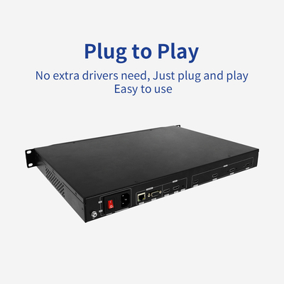 4K εσωτερική πολλαπλή προβολή RS232 HDMI μαύρος βίντεο τοίχος ελεγκτής LCD 1080p UHD 3D Immersive έξοδος 1 εισροή BIT-EPF-104 για οθόνη