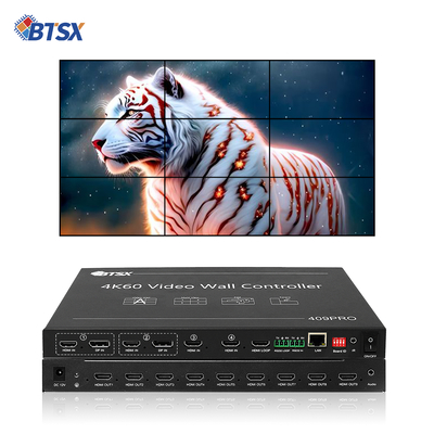 Ελεγκτής τοιχώματος LCD LED TV Video Processor Bitvisus RACK PIP Seamless Switching HDMI Switcher Matrix 3x3 3x4 3x5 3x6
