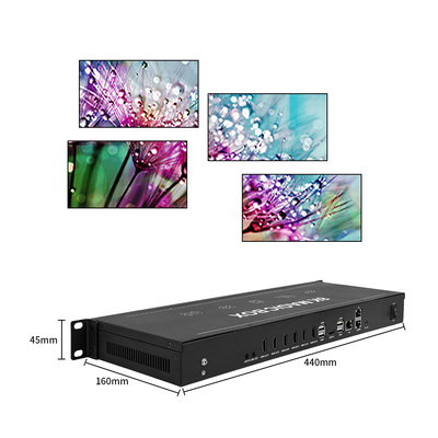 Επεξεργαστής Multi Screen Splicing με υποστηριζόμενη επικάλυψη υλικού μπορεί να κάνει πολλές λειτουργίες και μεγέθη