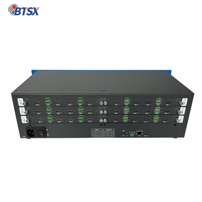 Βίντεο αίθουσα ελέγχου τοίχος HDMI έξοδος ήχου χωρίς υποστήριξη 12 εισόδους HDMI και 12 εξόδους HDMI για τις ανάγκες συχνότητας ήχου