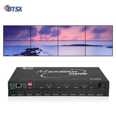 Επεξεργαστής Video Wall Bitvisus 8K Professional - 9 Έξοδοι, Συγχρονισμένη Έξοδος Βίντεο Υψηλής Ευκρίνειας BIT-MSE-8K-309HD