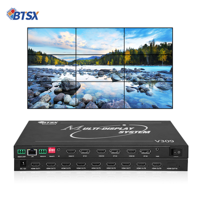 Επεξεργαστής Video Wall Bitvisus 8K Professional - 9 Έξοδοι, Συγχρονισμένη Έξοδος Βίντεο Υψηλής Ευκρίνειας BIT-MSE-8K-309HD