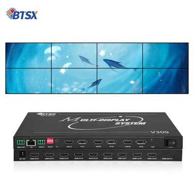 Επεξεργαστής Video Wall Bitvisus 8K Professional - 9 Έξοδοι, Συγχρονισμένη Έξοδος Βίντεο Υψηλής Ευκρίνειας BIT-MSE-8K-309HD