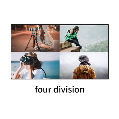 Bitvisus 4x1 HDMI Security Conference Monitoring Solution 4 in 1 Out 4K60 Πολλαπλές προβολές Πολλαπλός προβολέας Προσαρμοστής διακόπτη οθόνης