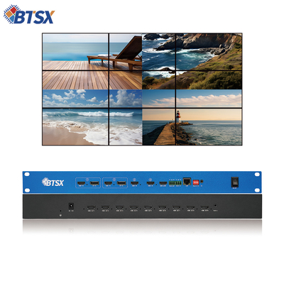4K60 4 σε 9 εξωτερικός ελεγκτής τοίχου βίντεο επεξεργαστής Seamless Switch PIP Roaming