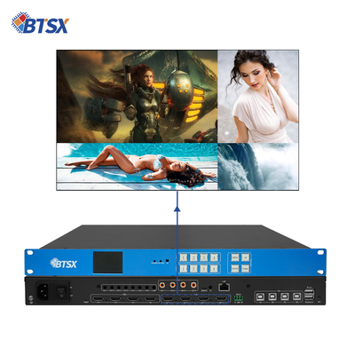Bitvisus 3840x2400 60Hz 4x4 2x2 1x4 4x1 Roaming PIP Matrix Switcher Επεξεργαστής βίντεο