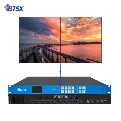 Bitvisus 4x4 2x2 1x4 4K60 Splice Overlay HDMI PIP Βίντεο Switcher Μητρώο Βίντεο τοίχος ελεγκτής