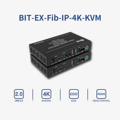 4k30 UHD HDMI Επεκτάτης HDCP 1.4 20km Rs232 EDID KVM Πάνω από Fiber Επεκτάτης