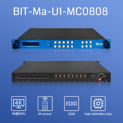 4K60 HDMI Matrix Switcher EDID Διαχείριση επεξεργαστή τοίχου βίντεο 2x2 2X3