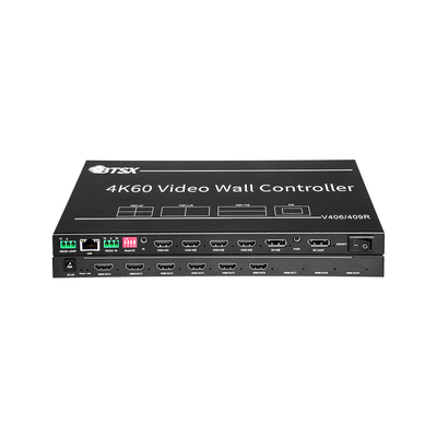 Ελεγκτής οθόνης τηλεόρασης 6 καναλιών HDMI 2x2 1x3 1x4 1x6 2x3 3x2 4K Video Wall Switcher