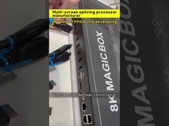 Bitvisus 8K60 PIP Edge Effects Point to Point Irregular Splicing LCD LED επεξεργαστής βίντεο