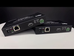 Φαρμακευτική έξοδος 30M 70M 4K Poe εισροή Single Cat5 Video Tv HDMI Port Monitor Extender Adapter